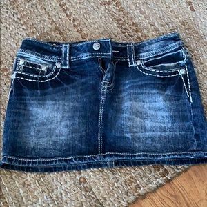 Miss me jean skirt